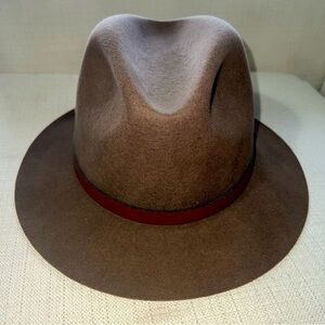 Country Gentleman 100% Wool Wide Brim Fedora Size Large